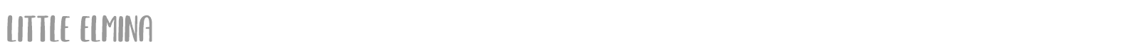 Little Elmina font preview